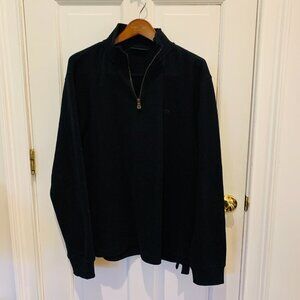 Rodd & Gunn Men's 1/4 Zip Pullover Jumper Sweater Size Large Black Menswear